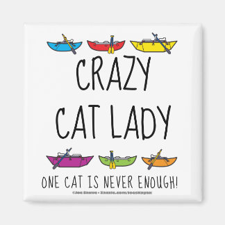 Íman Gato Louco Lady Funny Rafters