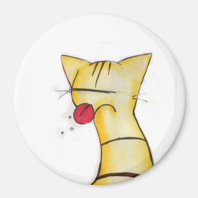 Íman gato malhado (Frente)