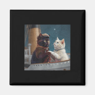 Íman Gato Meme Filme Titanic Engraçado Homens Navio Cru