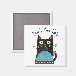 Íman Gato Mulheres Votam Escrito Feminista Russo Engraç