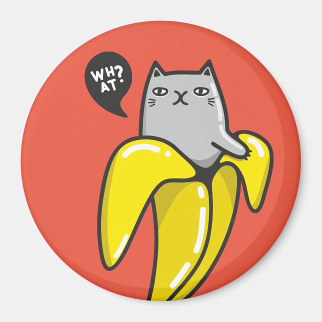 Íman Gato na banana (Frente)