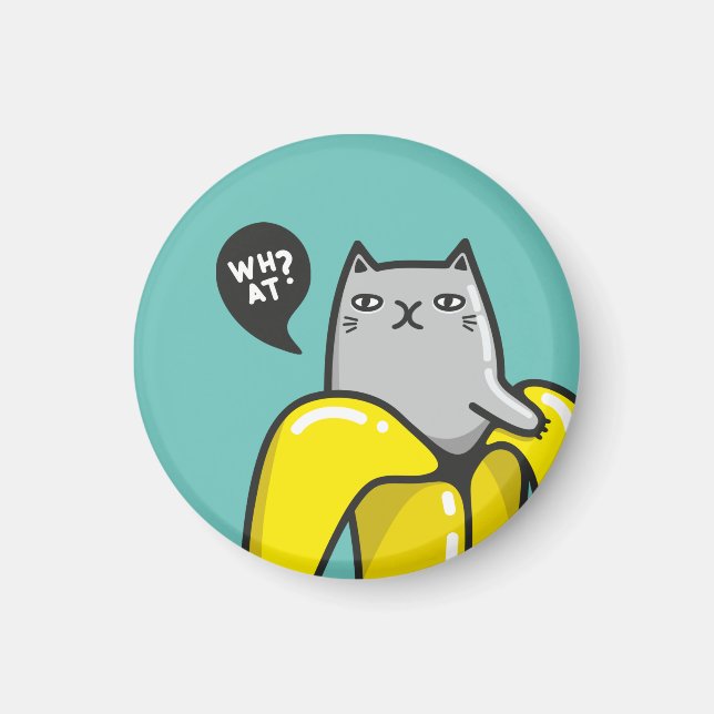 Íman Gato na banana (Frente)