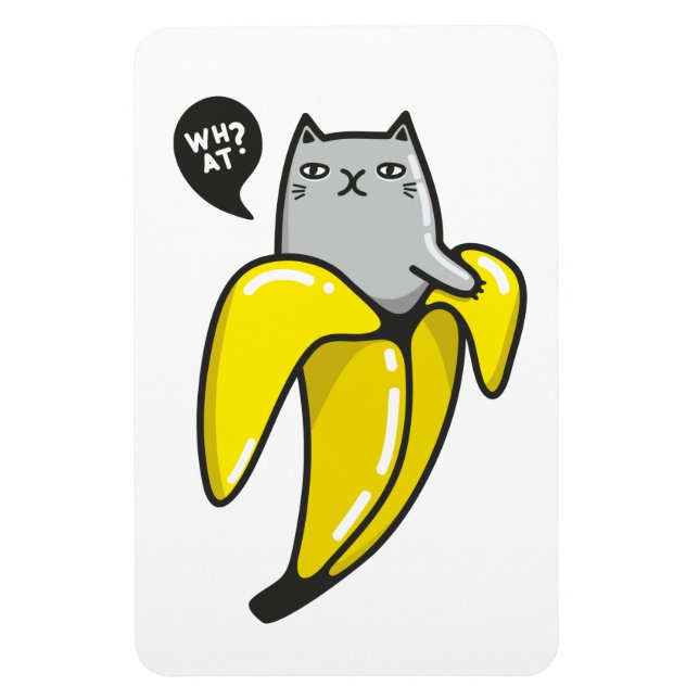 Íman Gato na banana (Vertical)