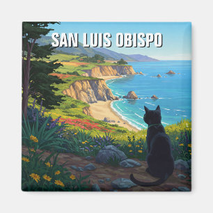 Íman Gato na Costa Central de San Luis Obispo, Califórn