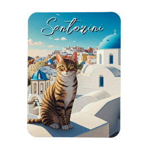 Íman Gato na Grécia Santorini, Cíclades Viagem