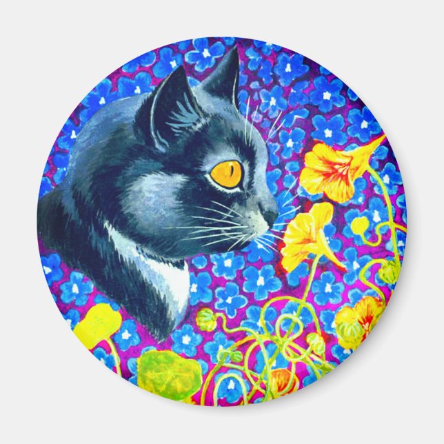 Íman Gato nas Flores (Frente)