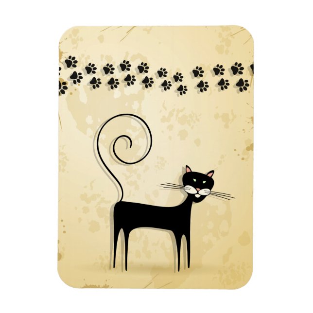 Íman Gato negro (Vertical)