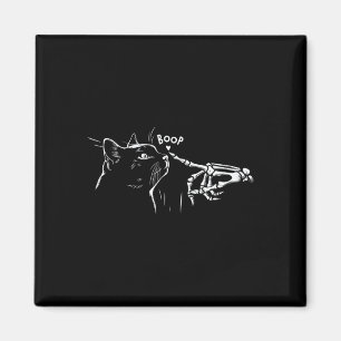 Íman Gato Negro Skelover Boop Halloween Mulheres de est