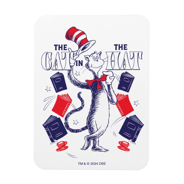 Íman Gato no Chapéu | Leitura de livros (Vertical)