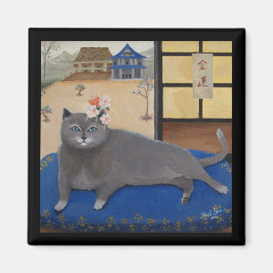 Íman Gato no Japão Pintura