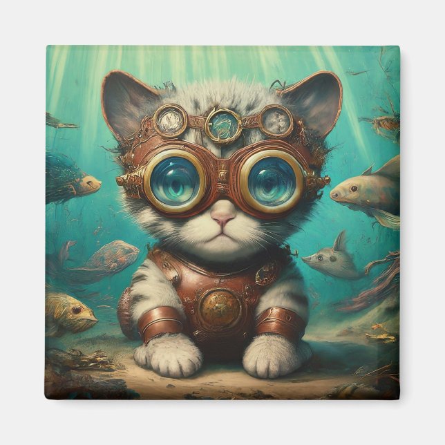 Íman Gato no Magneto Oceânico (Frente)