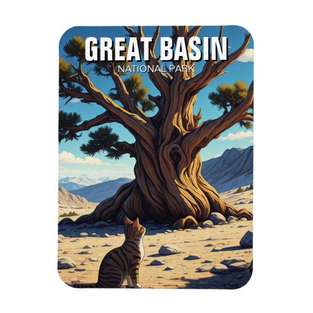 Íman Gato no Parque Nacional da Bacia do Excelente, Nev (Vertical)