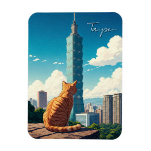 Íman Gato no Taipei 101 Taiwan