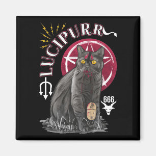 Íman Gato Occulto Gótica Satã