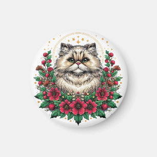 Íman Gato Persa Bastante, Gatinho Persa Floral