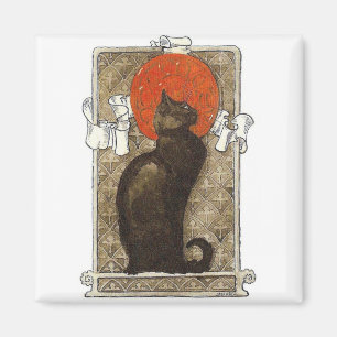 Íman Gato preto - arte Nouveau - Theophile Steinlen
