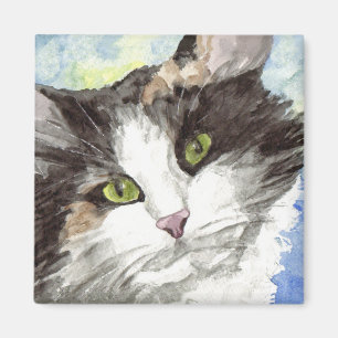 Íman Gato Preto e Branco