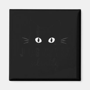 Íman Gato Preto Engraçado Olhando Silenciosamente Meme 