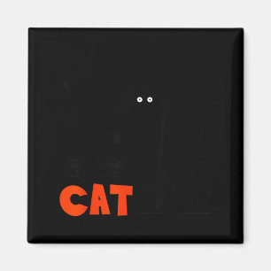 Íman Gato Preto Engraçado Servo de Gato