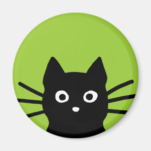Íman Gato Preto Espiando