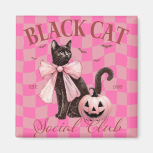 Íman Gato Preto Fofo de Halloween