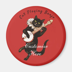 Íman Gato que joga o banjo Thunder_Cove