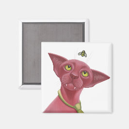 Íman Gato Rosa
