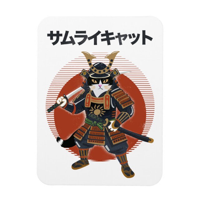 Íman Gato Samurai (Vertical)