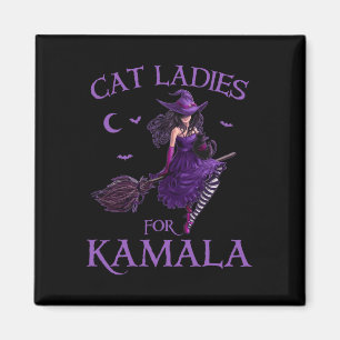 Íman Gato Senhoras Para Kamala Harris Witches Harris Ha