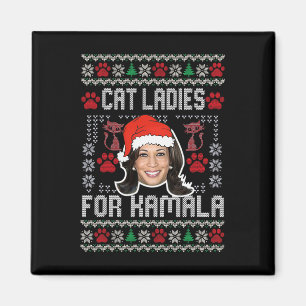 Íman Gato Senhoras Para Papais noeis Kamala Natal Madam