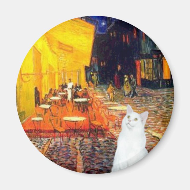 Íman Gato (SH branco) - Terrace Cafe (Frente)