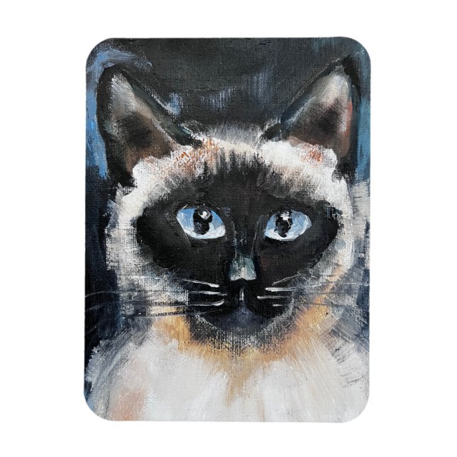 Íman gato siamês (Vertical)