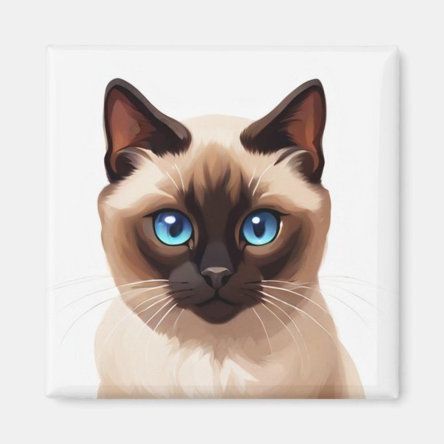 Íman Gato siamês (Frente)