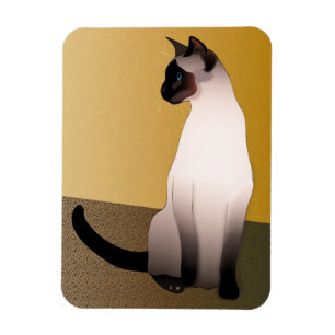 Íman Gato Siamês de Seal Point