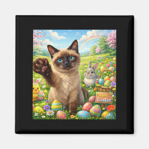 Íman Gato Siameses Selfie Coelho Fofo Ovos de Páscoa Pr
