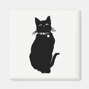Íman Gato Silhouette