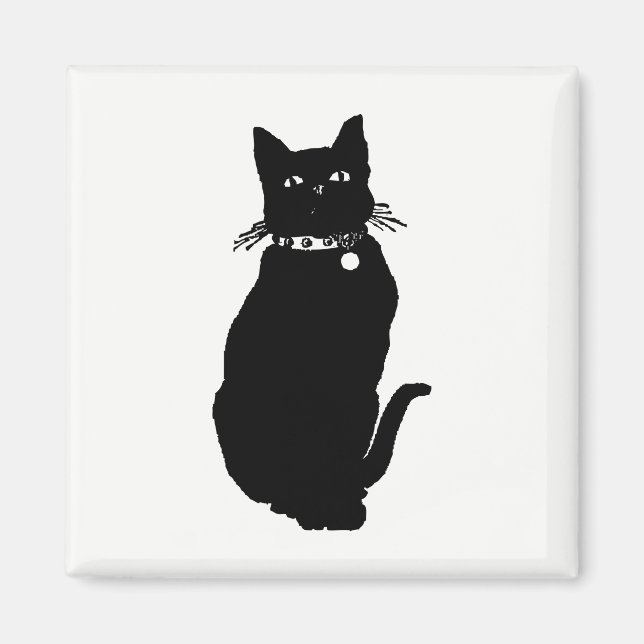 Íman Gato Silhouette (Frente)