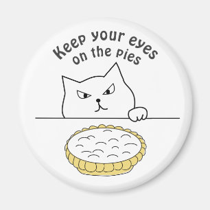 Íman Gato Sneaky Engraçado depois da Ilustração da T