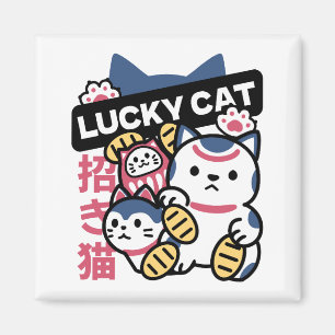 Íman Gato Sortudo Maneki Neko – Gato da Sorte Japonês