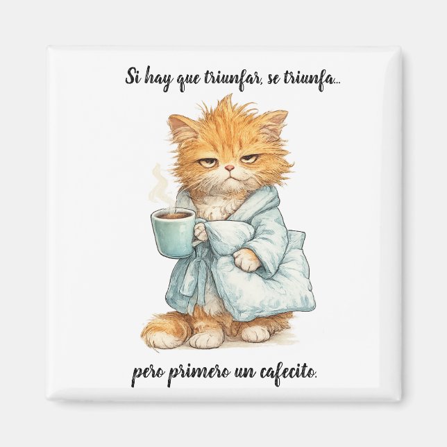 Íman gato triunfador (Frente)