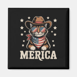 Íman Gato Usa América 4 De Julho Homens Mulheres Crianç