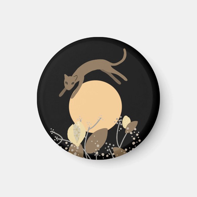 Íman Gato voando sobre a lua 2 (Frente)