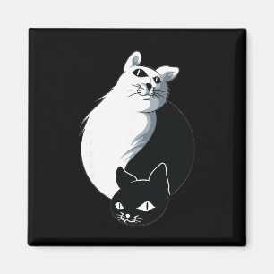 Íman Gato Yoga Ying Yang