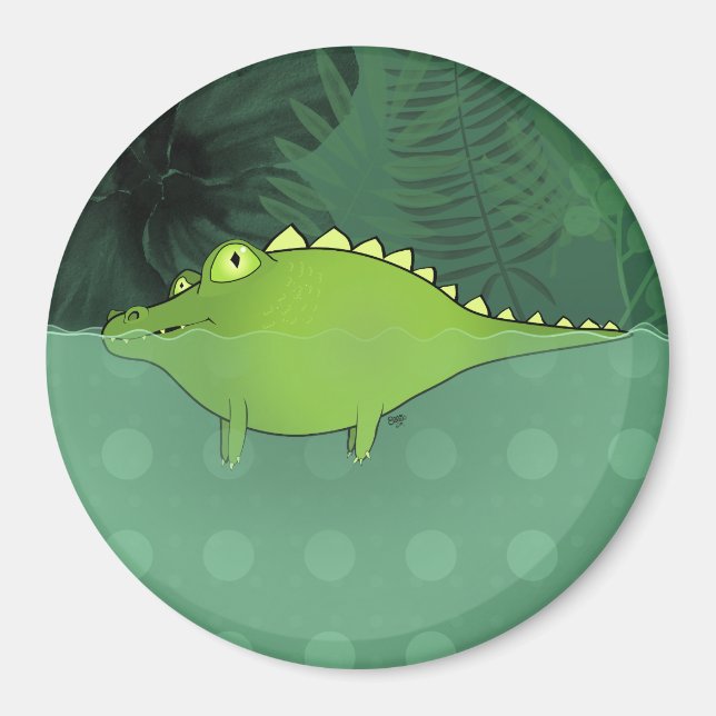 Íman Gator no Magnete dos pântanos (Frente)