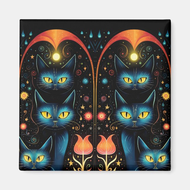 Íman gatos (Frente)