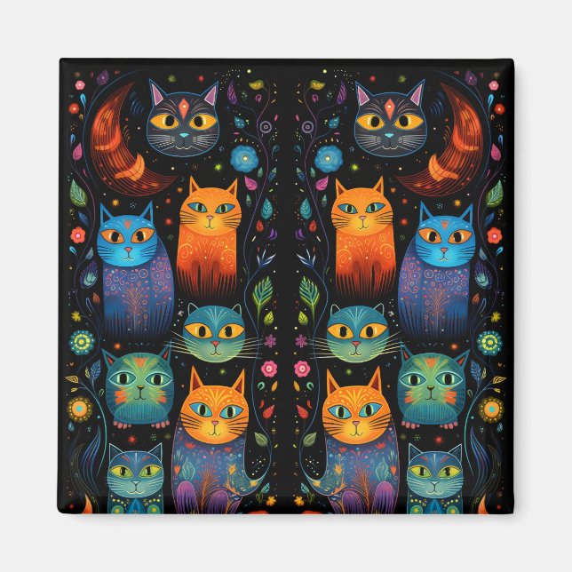 Íman gatos (Frente)