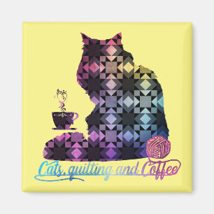 Íman Gatos, acolchoado e café