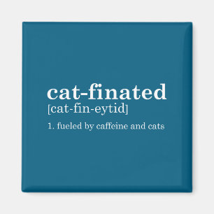 Íman Gatos & Amante de Café Citação Divertida de Ca