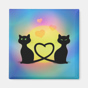 Íman Gatos Apaixonados