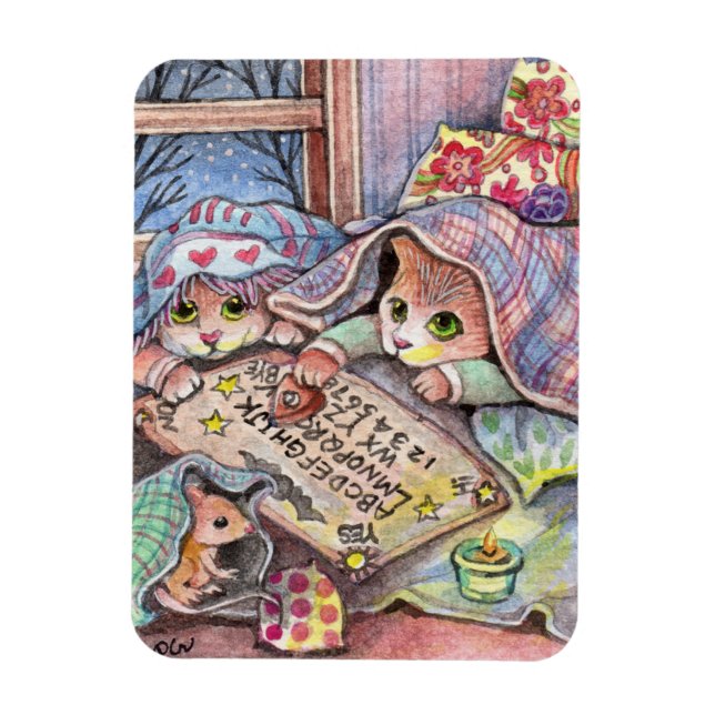 Íman Gatos Assustadores (Vertical)